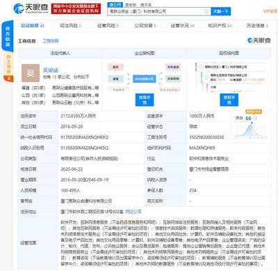 螞蟻集團子公司入股易聯(lián)眾民生，加碼互聯(lián)網(wǎng)域名注冊服務業(yè)務
